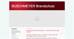 Desktop Screenshot of buschmeyer-brandschutz.de